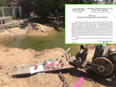 Hai cháu bé rơi xuống hố công trình thiệt mạng: Chủ tịch huyện nói 'nó nhỏ mà' đính chính thông tin