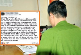 Đăng thông tin bịa đặt bắt cóc trẻ em trên facebook, 2 người bị mời làm việc