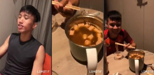 Clip: Đoàn Văn Hậu làm Vlog với nồi lẩu siêu bé khiến dân mạng phì cười