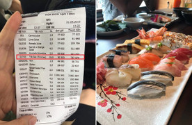 Bị khách 'tố' nhập nhèm tính phí đồ uống, Nhân Sushi Kim Mã nói gì?