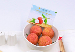 Vải thiều Lục Ngạn có mặt trong thực đơn thương gia của VNA