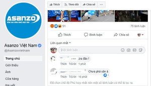 Bị 'ném đá' dữ dội, fanpage của Asanzo chặn bình luận phản cảm
