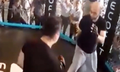 Video: Flores đánh bại võ sĩ nghiệp dư Lưu Cường trong lồng bát giác