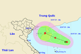 Áp thấp mạnh lên thành bão, đổ bộ vào ven biển Đồng bằng Bắc bộ