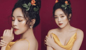 Nữ ca sĩ Mai Diệu Ly khoe vai trần quyến rũ