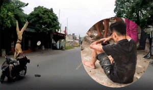 Sức khỏe chiến sỹ CSGT Hải Phòng bị xe máy lao như bay hất văng lên không trung giờ ra sao?