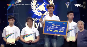 10x Thái Bình áp đảo bạn chơi, giành vé vào thi tháng Olympia