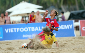 Giải bóng đá bãi biển VĐQG Cúp Vietfootball 2019: Nghẹt thở ngay vòng đầu