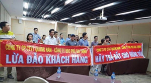 Xử phạt nhóm người căng băng rôn đòi công ty ở Đà Nẵng giao đất
