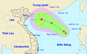 Biển Đông xuất hiện áp thấp, có thể mạnh lên thành bão