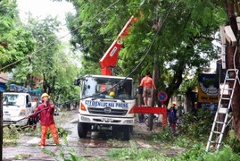 EVN thông báo những thiệt hại do mưa bão