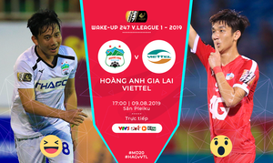 Trực tiếp HAGL vs Viettel vòng 20 V-League 2019