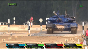 Trận chung kết Tank Biathlon 2019 bất ngờ bị tạm dừng