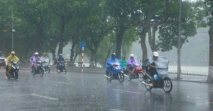 Miền Bắc đón mưa dông giải nhiệt