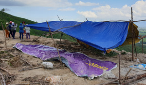 Dân Quảng Nam dựng lều trại ngăn cản thi công lò đốt rác: Đối thoại bế tắc