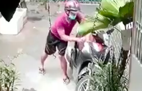 Video: Nam thanh niên trộm xe SH chỉ trong ‘chớp mắt’ ở TP.HCM