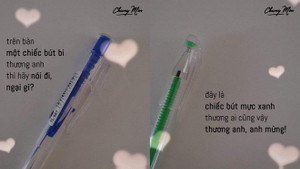 Bút bi và những màn 'thả thính' cực đỉnh của học sinh