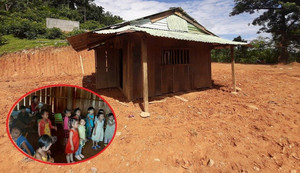 Làng di dời vì nỗi lo sạt lở, trẻ mầm non ở vùng cao Quảng Nam thiếu trường học