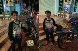 Tìm người thân bé trai 13 tuổi tự chạy xe máy vượt 300km từ Kon Tum đến Đắk Lắk