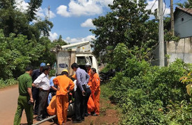 Bé trai ở Long An bị dây điện rơi trúng, giật chết thương tâm