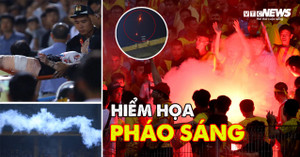 Pháo sáng bắn vào người xem và cơn hưng phấn đến man dại