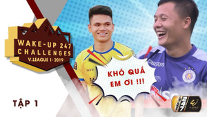 Video: Thành Lương đấu Xuân Mạnh ở thử thách bên lề sân cỏ