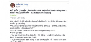 Tung tin thất thiệt bán 23 lô đất mặt tiền ở Đà Nẵng, nhân viên bất động sản bị phạt 10 triệu đồng
