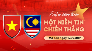 Vé trận Việt Nam-Malaysia vòng loại World Cup 2020 hết sạch sau 2 phút mở bán