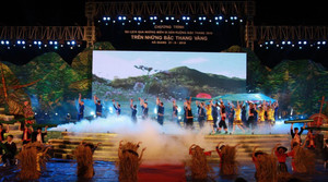 Clip: Khai mạc Tuần Văn hóa 'Qua miền di sản ruộng bậc thang' Hoàng Su Phì