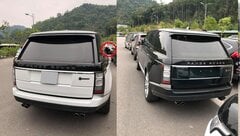 Loạt xe sang tiền tỷ Range Rover bị vặt gương, trộm logo ở Việt Nam