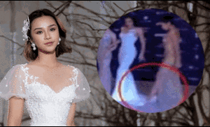 Bị cho là cố ý đá váy, dằn mặt Á hậu Mâu Thủy, người đẹp Lê Thu Trang nói gì?