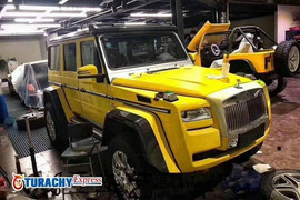 Đại gia chơi trội độ đầu Mercedes-Benz G500 thành Rolls-Royce