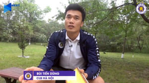 Bùi Tiến Dũng thư thái trước trận đấu lịch sử của Hà Nội FC ở Bình Nhưỡng