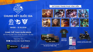 3 đội tuyển Liên Quân Mobile hàng đầu Việt Nam tranh ngôi vương Đấu Trường Danh vọng