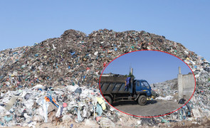 Ảnh: 'Núi' chất thải hàng trăm nghìn tấn 'đè' bãi rác duy nhất của Hội An