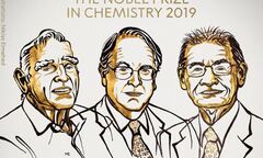 Nobel Hóa học 2019 vinh danh 3 nhà sáng chế pin, 'sạc lại thế giới'