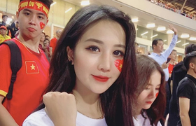 Đăng ảnh cũ cổ vũ trận Việt Nam và Malaysia, cô gái bị dân mạng nói là 'sống ảo'