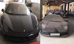 Xót xa 2 siêu xe phủ bụi của đại gia Hà Nội