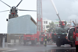 Trực thăng và 'siêu xe' triệu đô diễn tập chữa cháy, cứu nạn ở Đà Nẵng