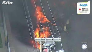 Brazil: Ít nhất 3 người chết, 6.000 nhà không có điện sau khi máy bay rơi xuống khu dân cư