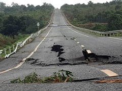 Đường tránh hơn 200 tỷ đồng vừa hoàn thành đã sụt lún, nứt toác: Lỗi ở đơn vị khảo sát, thiết kế