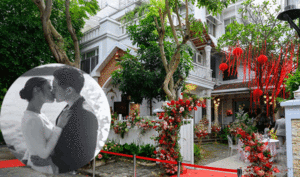 Biệt thự lộng lẫy của Ông Cao Thắng và Đông Nhi trong ngày ăn hỏi