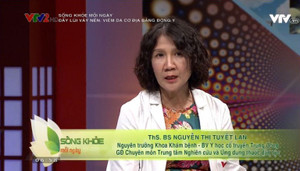 Bác sĩ Tuyết Lan tư vấn giải pháp điều trị vảy nến, viêm da cơ địa hiệu quả nhất hiện nay trên VTV2