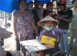 Bắt kẻ cướp vé số của người khuyết tật