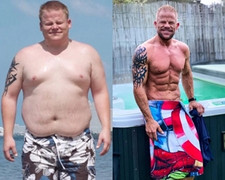 Nhiếp ảnh gia 'lột xác' giảm hơn 50kg, sở hữu cơ bắp 6 múi