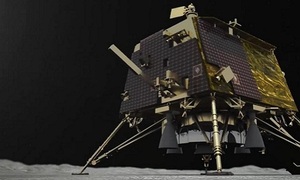 Vết tích tàu đổ bộ Ấn Độ để lại sau cú hạ cánh thất bại trên Mặt trăng