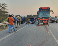 Tai nạn liên hoàn trên cao tốc Hà Nội – Bắc Giang, nữ phụ xe chết thảm