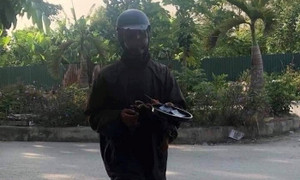 'Ăn mày mặt đen' xuất hiện ở nhiều nơi khiến người dân hoang mang