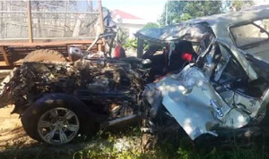 Tai nạn thảm khốc trên đường Hồ Chí Minh khiến 6 người thương vong