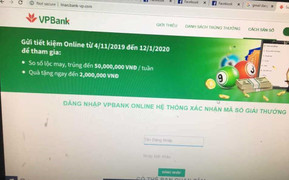VPBank lên tiếng về website giả mạo, 'móc túi' khách hàng